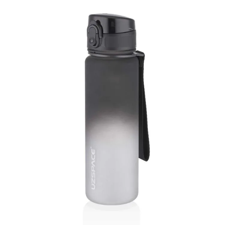 UZSPACE 3026-6 TRITAN SOFT TOUCH MATARA PİPETSİZ 500 ML GRADIENT RENK BLACK-WHITE