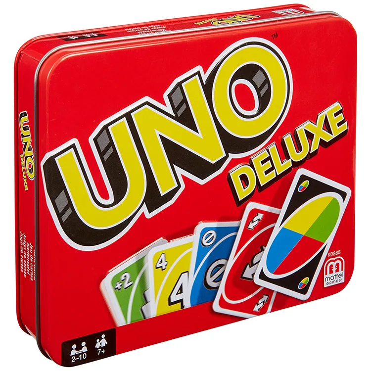 MATTEL MTL-K0888 UNO KARTLAR DELUXE METAL KUTU