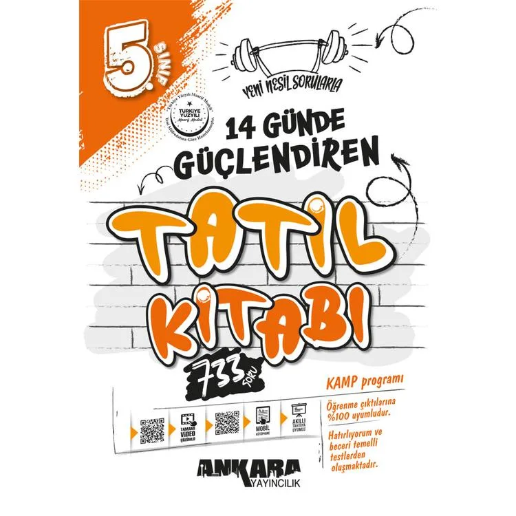 ANKARA 5. SINIF 14 GÜNDE GÜÇLENDİREN TATİL KİTABI
