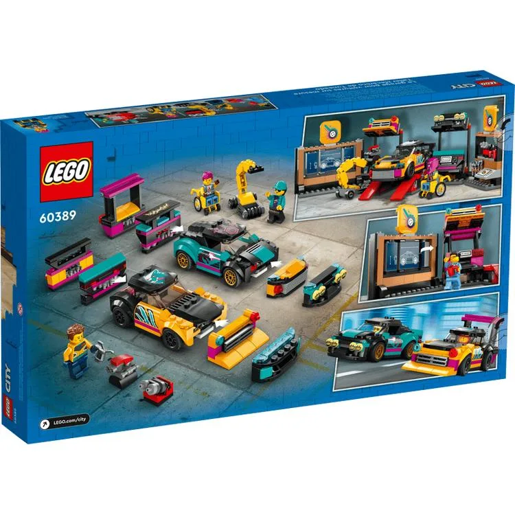 LEGO 60389 CİTY ARAÇ MODİFİYE ATÖLYESİ 507 PARÇA 6+