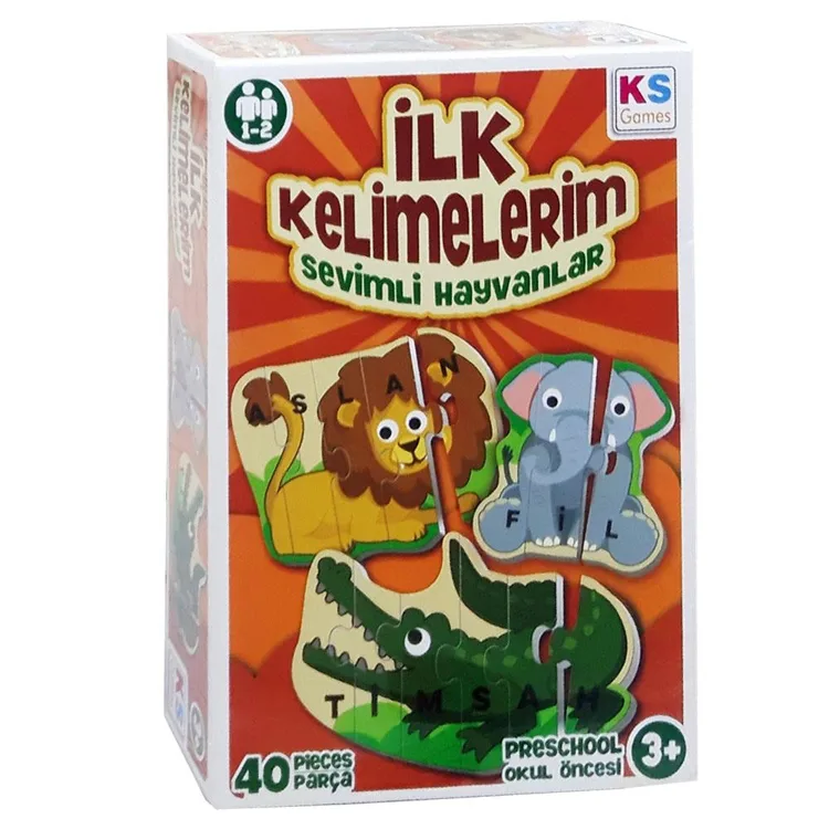 KS GAMES IK 805 İLK KELİMELERİM - SEVİMLİ HAYVANLAR 3+
