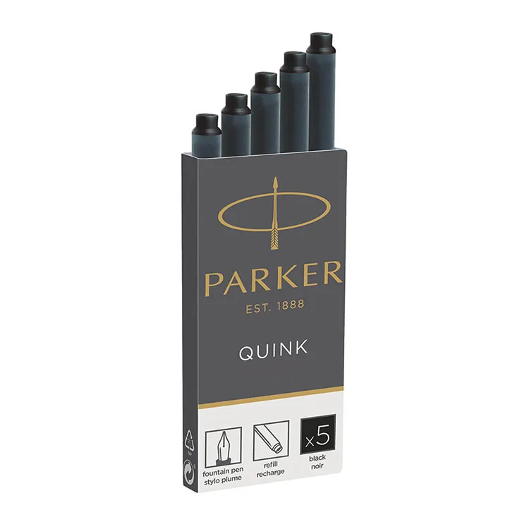 PARKER QUİNK DOLMAKALEM 5Lİ SİYAH KARTUŞ 1950382