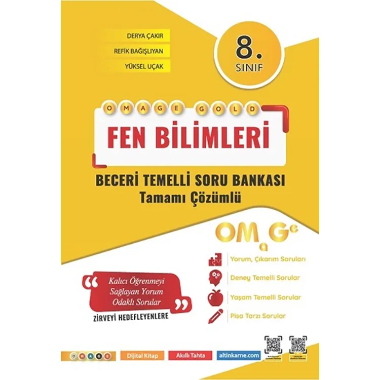 NARTEST 8. SINIF OMAGE GOLD FEN BİLİMLERİ SORU BANKASI