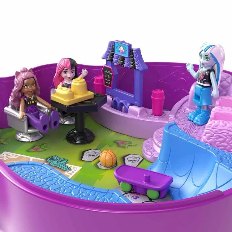 MATTEL HVV58 POLLY POCKET MONSTER HIGH TEMALI MİKRO OYUN SETİ 4+
