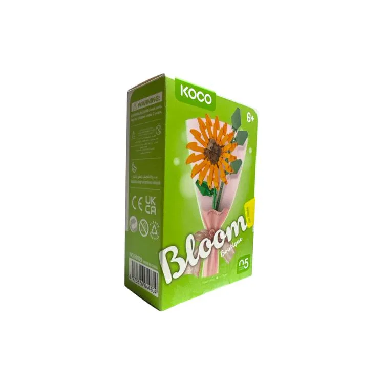 SUNMAN KOCO NO.01029 BLOOM BOUTIQUE FLOWER SERİSİ 05- BUKET ÇİÇEK LEGO YAPIM SETİ 151 PARÇA 6+