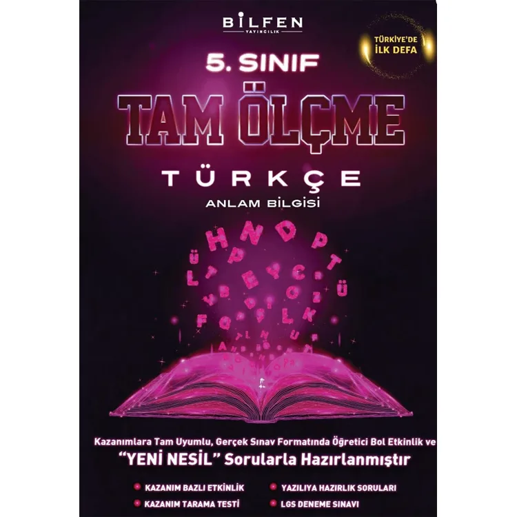 BİLFEN 5. SINIF TÜRKÇE TAM ÖLÇME