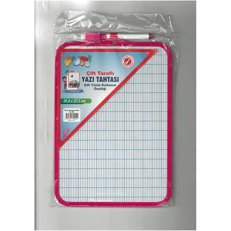 PUTİ 4551 ÇİFT TARAFLI YAZI TAHTASI 18.8x27.5cm - TEKLİ