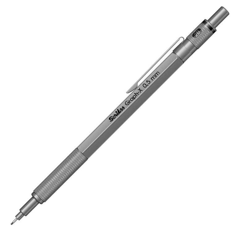 SCRIKSS GRAPH-X METAL 0.5MM VERSATİL KALEM KURŞUN GRİ