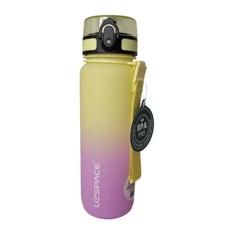 UZSPACE 3053-6 TRITAN SOFT TOUCH MATARA PİPETSİZ 800 ML YELLOW-VIOLET