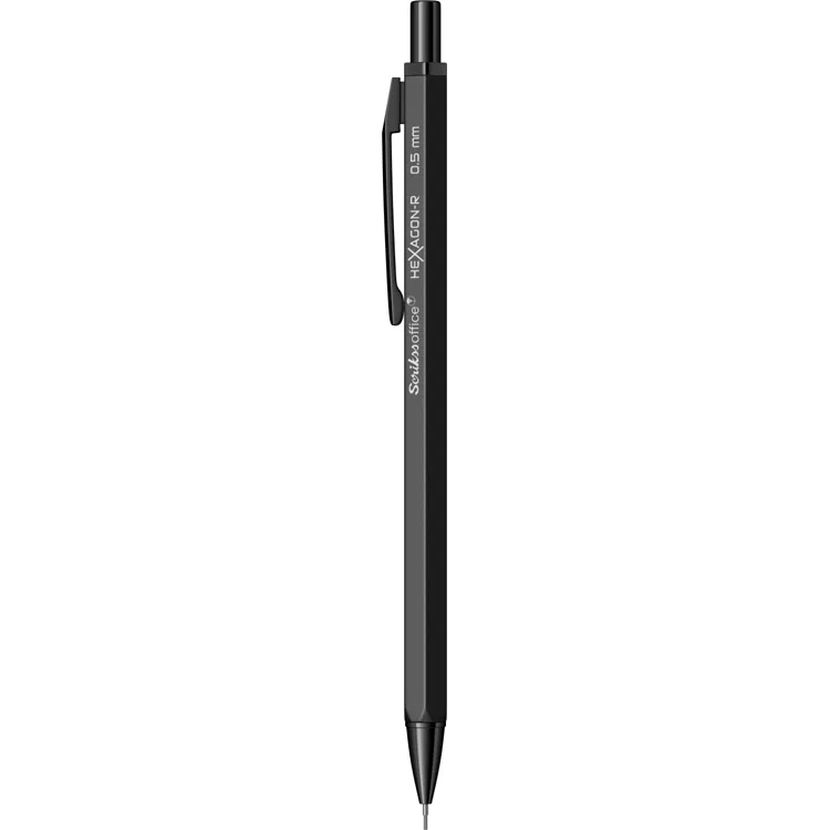 SCRIKSS HEXAGON-R 0.5mm VERSATİL KALEM SİYAH