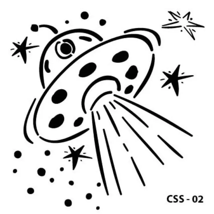 CADENCE CSS-02 STENCİL ŞABLON 25x25 - UFO