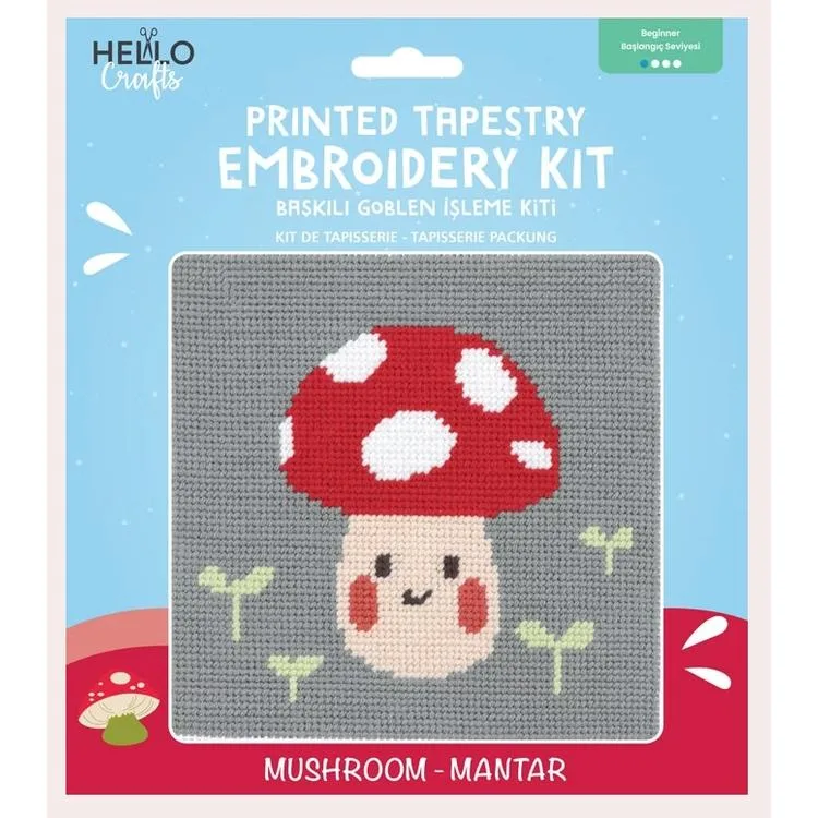 HELLO CRAFTS HC505 BASKILI GOBLEN KİTİ - MANTAR