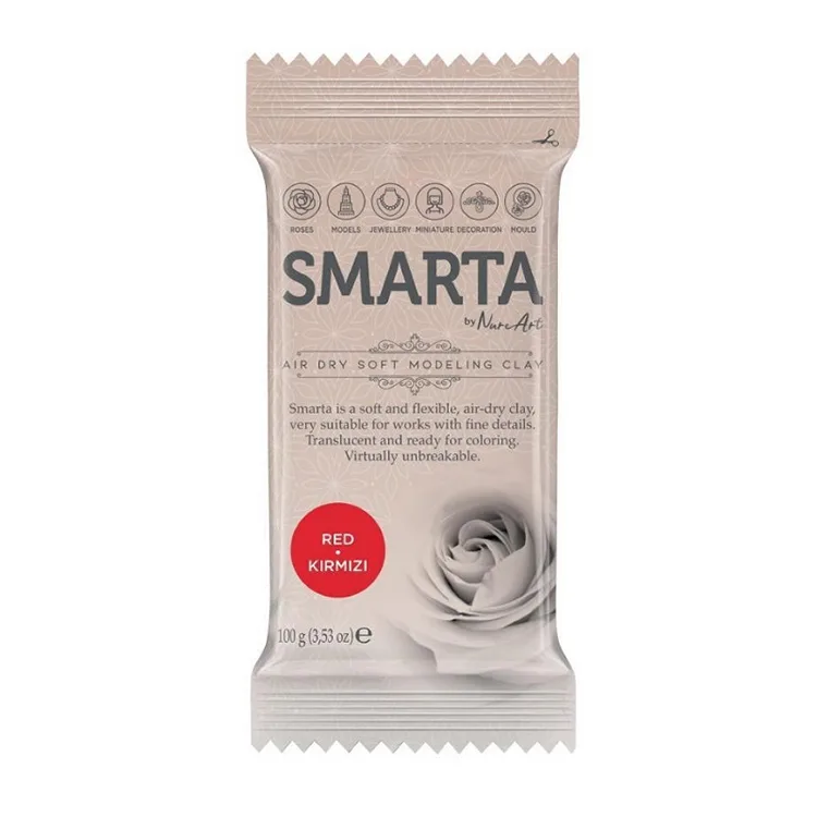 SMARTA MODELLEME KİL HAMURU 100 GR NO:09 KIRMIZI (RED)