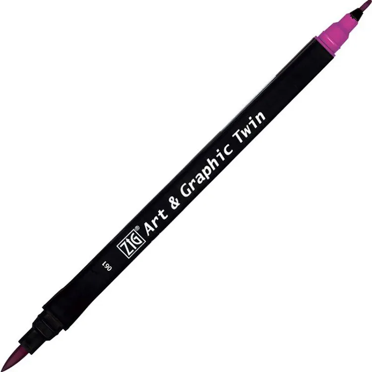 ZIG TUT-80 ART & GRAPHIC TWIN MARKER ÇİFT UCLU KALEMİ PURPLE