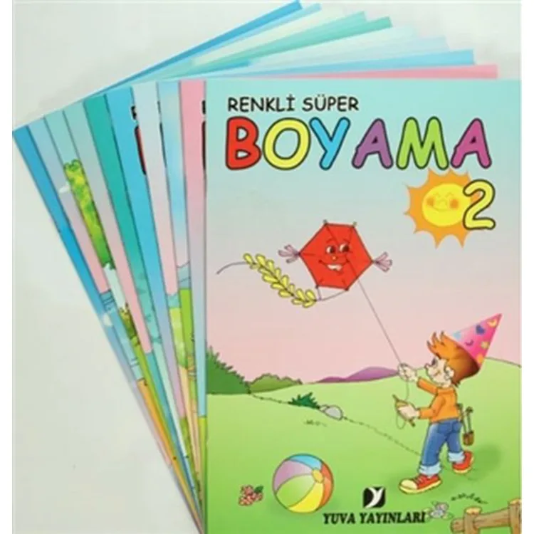 RENKLİ SÜPER BOYAMA (10 KİTAP TAKIM)