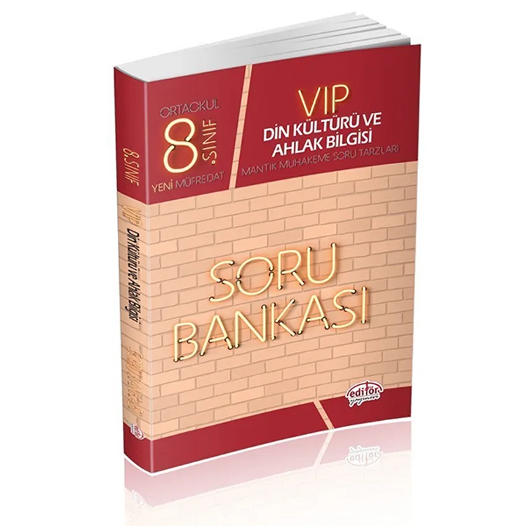 EDİTÖR 8. SINIF VİP DİN KÜLTÜRÜ VE AHLAK BİLGİSİ SORU BANKASI