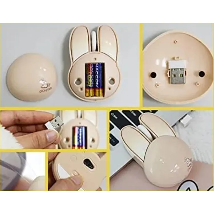 FANIX MOU-6003-M PLAYROB M6 PİLLİ KABLOSUZ MOUSE MAVİ TAVŞAN