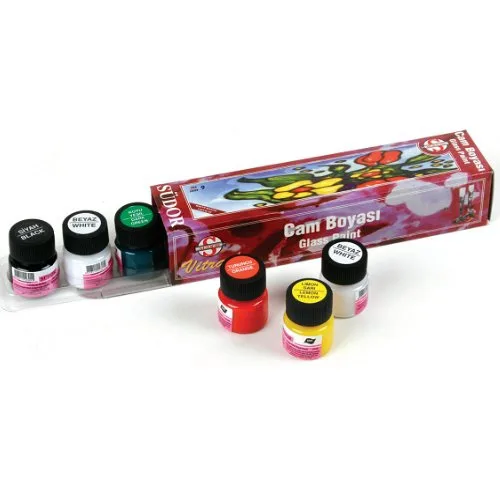 SÜDOR SD321S CAM BOYASI SU BAZLI 15ML. 6 RENK