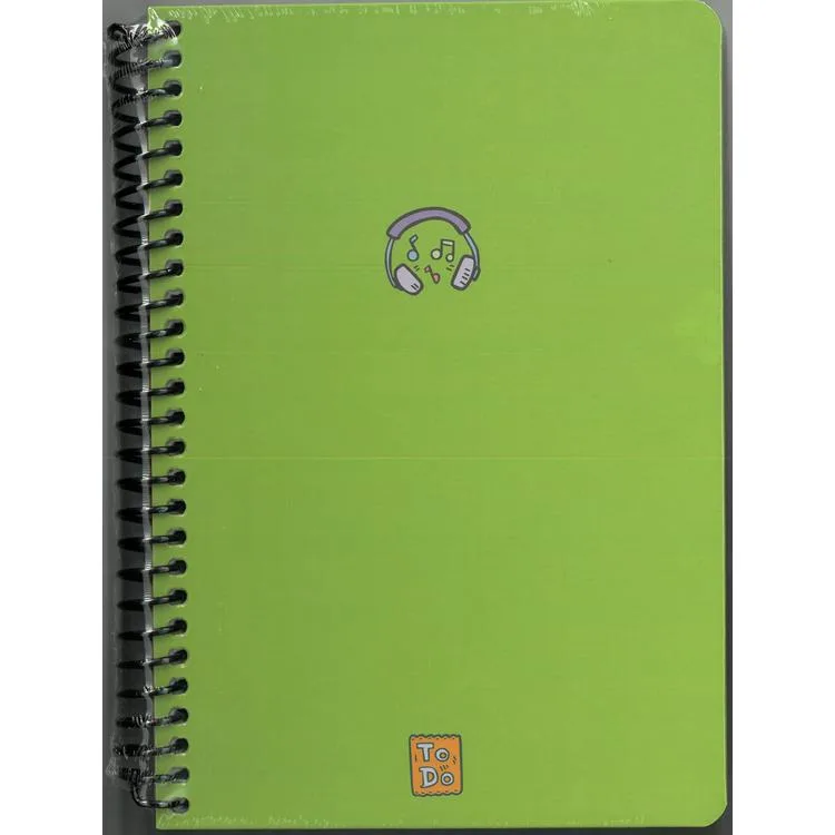 PAPİRÜS TO DO SERT KAPAK SPİRALLİ 16X23 120YP. KARELİ DEFTER