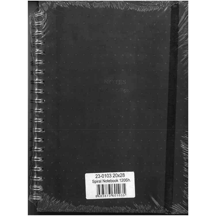 VICTORIA'S JOURNALS 0103 NOTES 20x28cm SPİRALLİ SERT KAPAK 90gr. 40YP. DÜZ + 40 YP. NOKTALI + 40YP.ÇİZGİLİ DEFTER