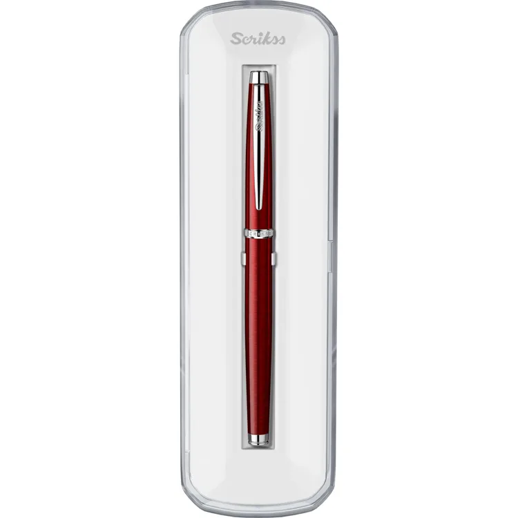 SCRIKSS 800 ROLLER KALEM BORDO KRİSTAL KUTU
