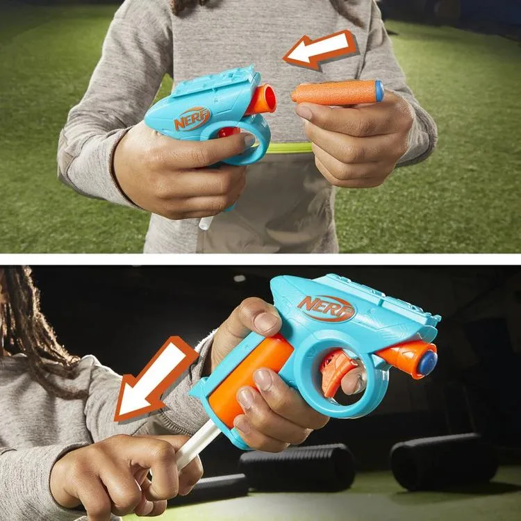 HASBRO F8633 NERF N SERİSİ GEAR UP PACK SÜNGER ATAN SİLAH 18 MERMİ 8+