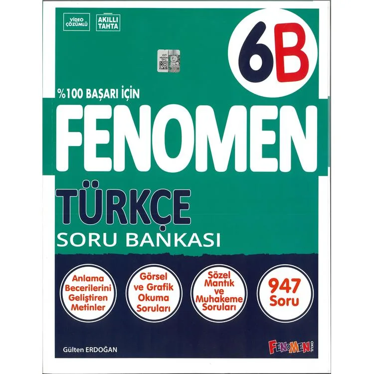 FENOMEN 6. SINIF TÜRKÇE B SORU BANKASI - 2022
