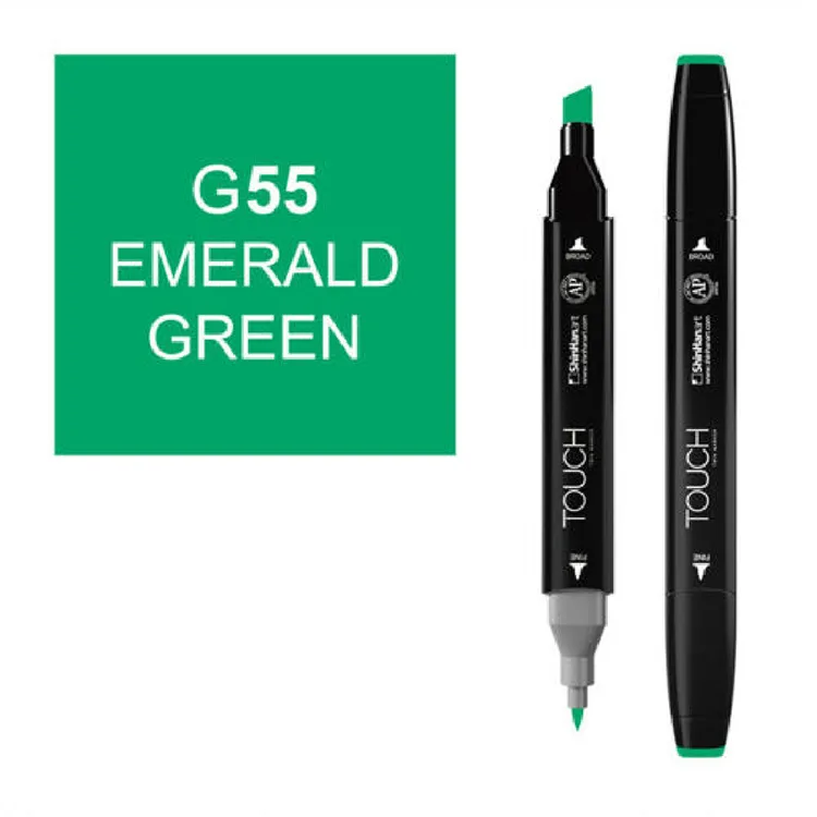 TOUCH TWIN G55 ÇİFT UÇLU MARKER EMERALD GREEN