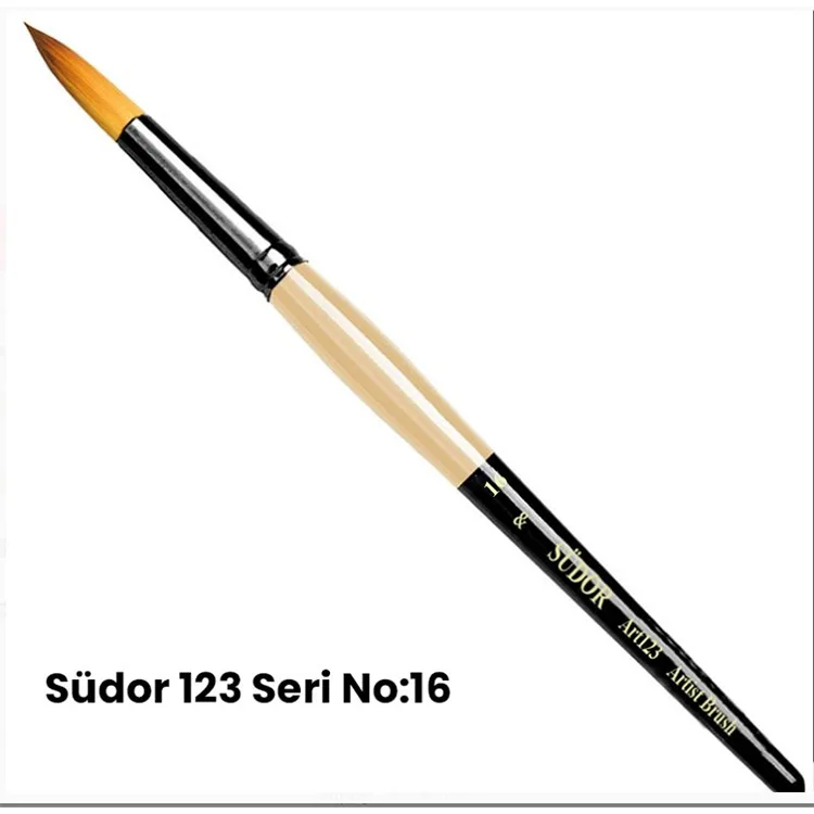 SÜDOR SF123 SENTETİK KIZIL S FIRÇA NO : 16