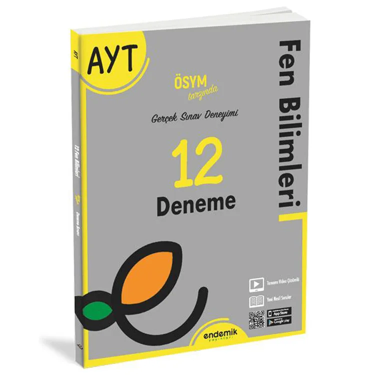 ENDEMİK AYT FEN BİLİMLERİ 12 DENEME SINAVI