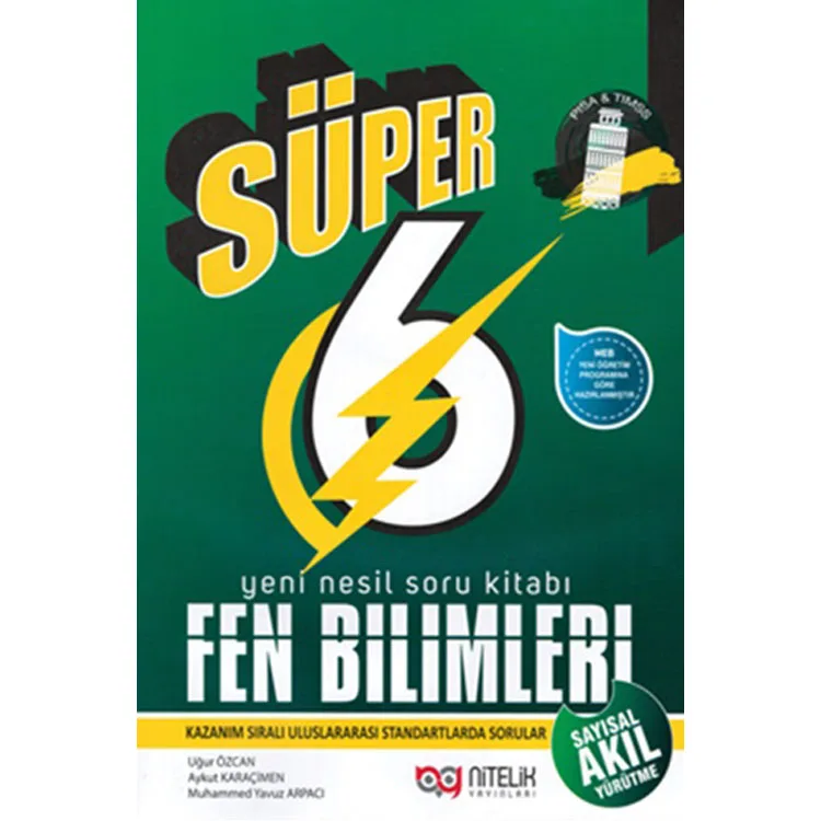 NİTELİK 6.SINIF NESİL SÜPER FEN BİLİMLERİ SORU KİTABI