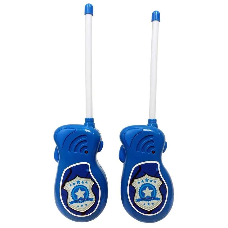 SUNMAN 1002F / 1002P ECCHO WALKIE TALKIE POLİS / İTFAİYE TEMALI SESLİ IŞIKLI TELSİZ 3+
