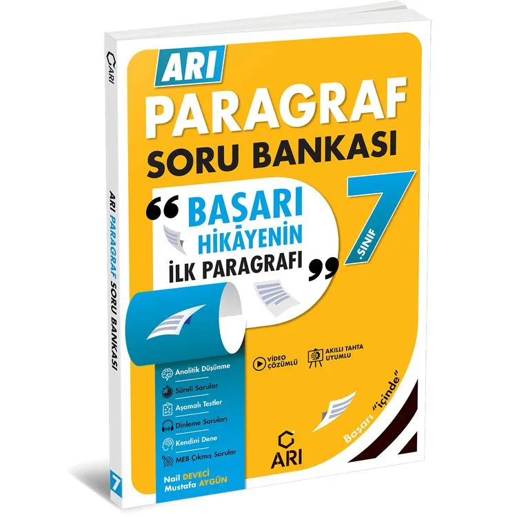 ARI YAYINLARI 7. SINIF PARAGRAF SORU BANKASI