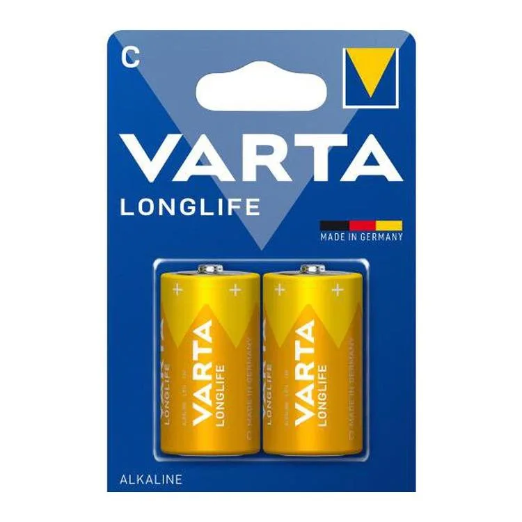 VARTA 9358-41141 LONG LİFE C ORTA BOY PİL 2'Lİ