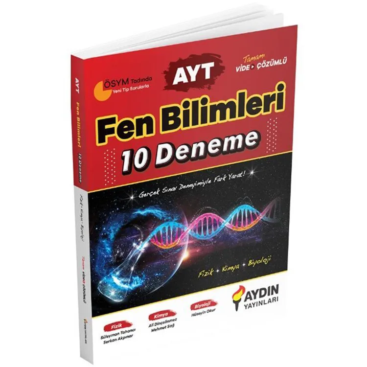 AYDIN AYT FEN BİLİMLERİ 10 DENEME