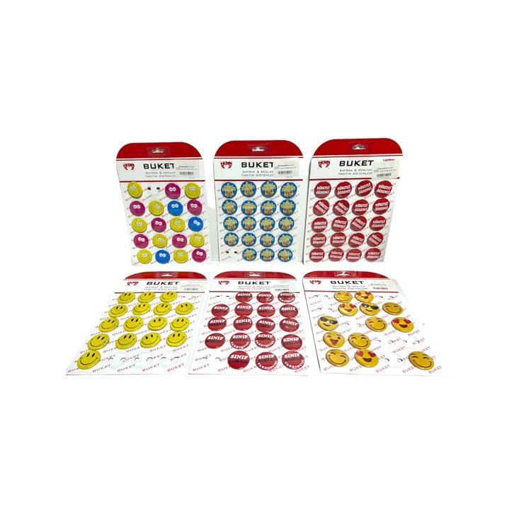 BUKET BKT-637 BUTON KARIŞIK ROZET - TEKLİ