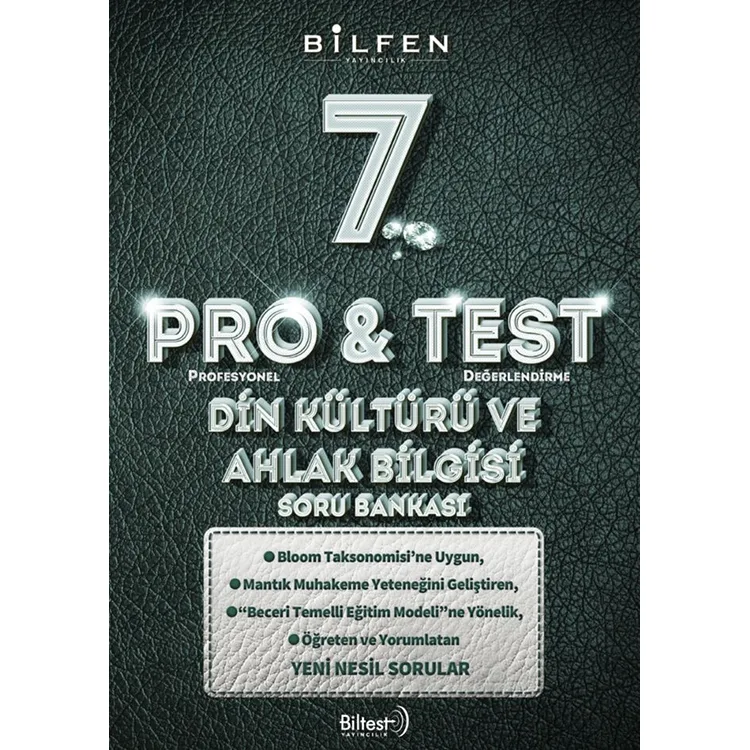 BİLFEN 7. SINIF PRO&TEST DİN KÜLTÜRÜ VE AHLAK BİLGİSİ SORU BANKASI