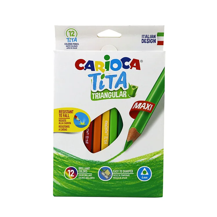 CARIOCA TİTA 42791 JUMBO ÜÇGEN KURUBOYA KALEMİ 12'Lİ