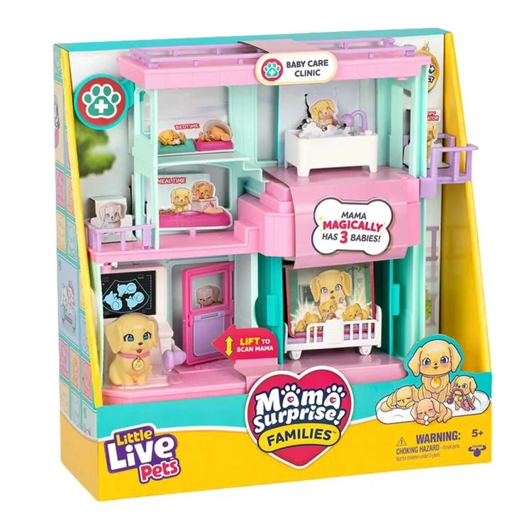 GIOCHI 26673 LITTLE LIVE PETS MAMA SURPRISE FAMILIES PATİ BAKIM EVİ (LP307000) 5+ TEKLİ