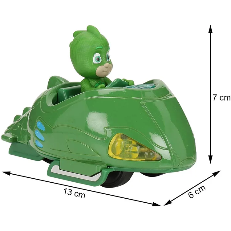 DICKIE PJ MASKS SESLİ VE IŞIKLI MISSION RACER GEKKO VE ARACI 3142001