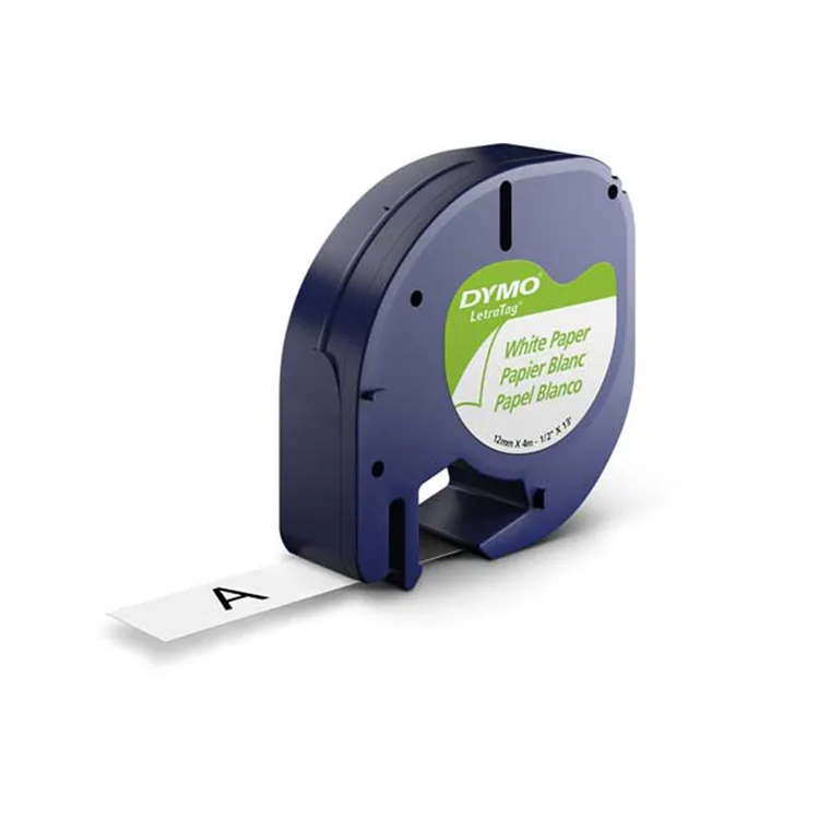 DYMO ŞERİT LETRA TAG KAĞIT ŞERİT BEYAZ 12MMX4M S0721510 59421