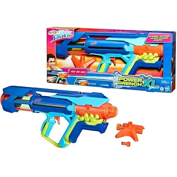 HASBRO G1117 NERF SUPER SOAKER POWER DRENCH XL SU TABANCASI 8+