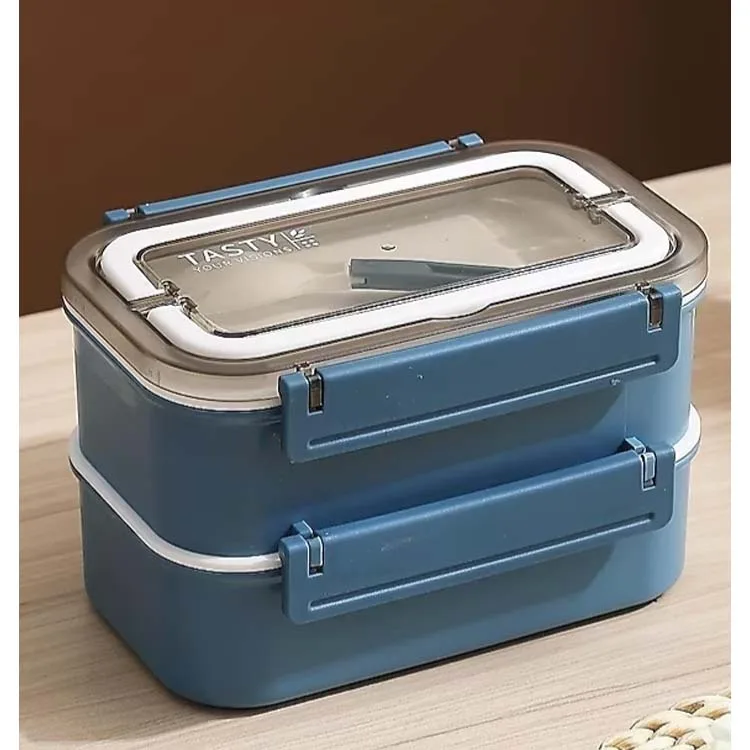 VAGONLİFE ÇELİK YEMEK KABI BÖLMELİ 1600 ML - LUNCH BOX XC-494