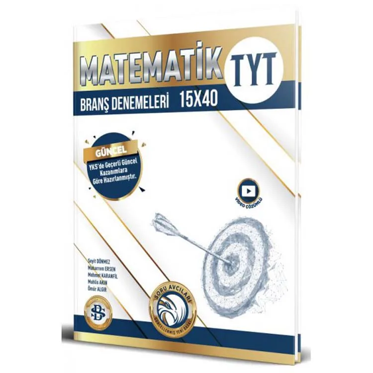 BİLGİ SARMAL TYT MATEMATİK 15x40 BRANŞ DENEMELERİ