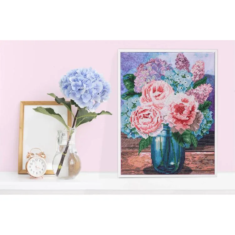 DIAMOND DOTZ DD7.096 PASTEL BOUQUET 32x42 cm BONCUK TABLO KİTİ