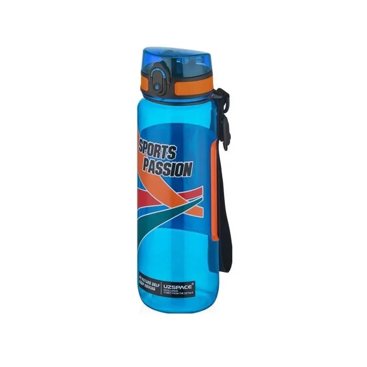 UZSPACE SPORTS TRITAN PİPETSİZ MATARA 6042 800 ML BLUE