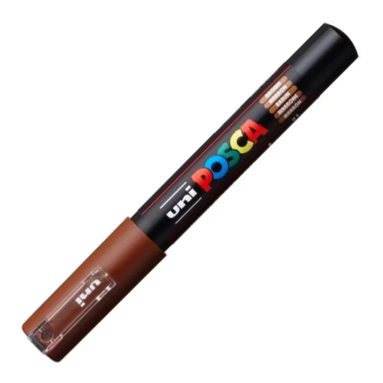 UNİ POSCA SU BAZLI POSTER MARKER 0.7 KAHVERENGİ PC-1M