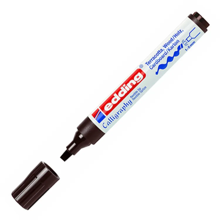EDDING ED145518 KALİGRAFİ KALEMİ KOYU KAHVE