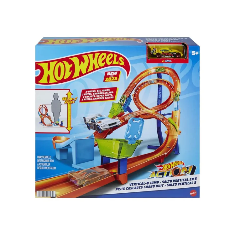 MATTEL HBM15 HOT WHEELS ACTION VERTICAL 8 JUMP DİKEY YARIŞ HEYECANI OYUN SETİ