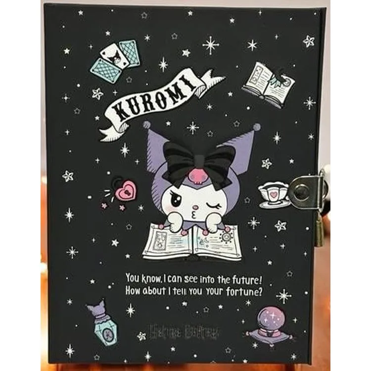 KUROMI 158 40 00 20X15 KİLİTLİ HATIRA DEFTERİ - TEKLİ